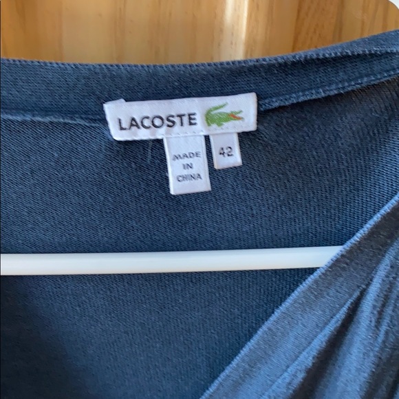 Lacoste long navy blue cardigan - Picture 2 of 3
